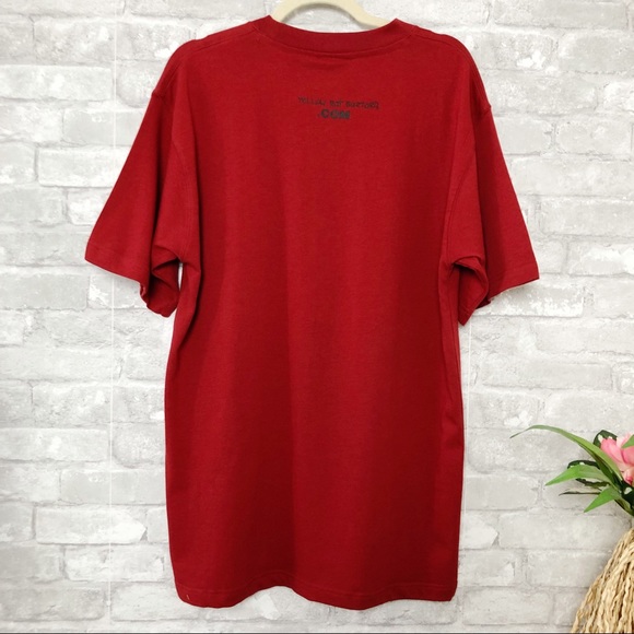 VINTAGE YELLOW RAT BASTARD NYC Men’s Rusty Red Rat Graphic Glow in the Dark Tee - Picture 2 of 16